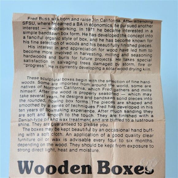 Fred Buss Zebrawood Shoe Shape Jewelry Box - Picture 11 of 12